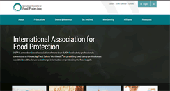 Desktop Screenshot of foodprotection.org