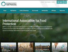Tablet Screenshot of foodprotection.org